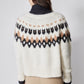 Wool Blend Pullover Fairisle Sweater