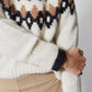 Wool Blend Pullover Fairisle Sweater