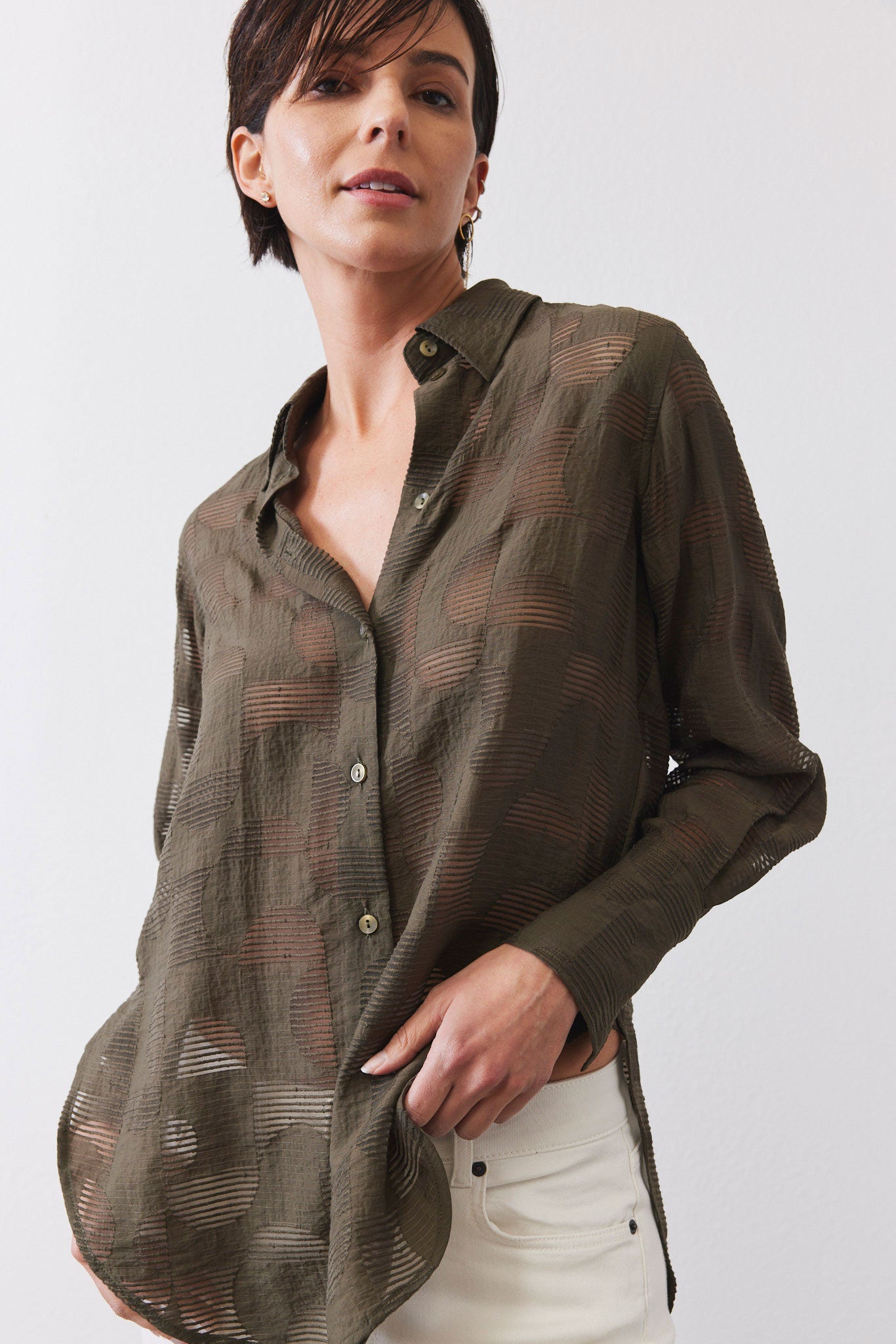 Fairway Geo Sheer Tunic