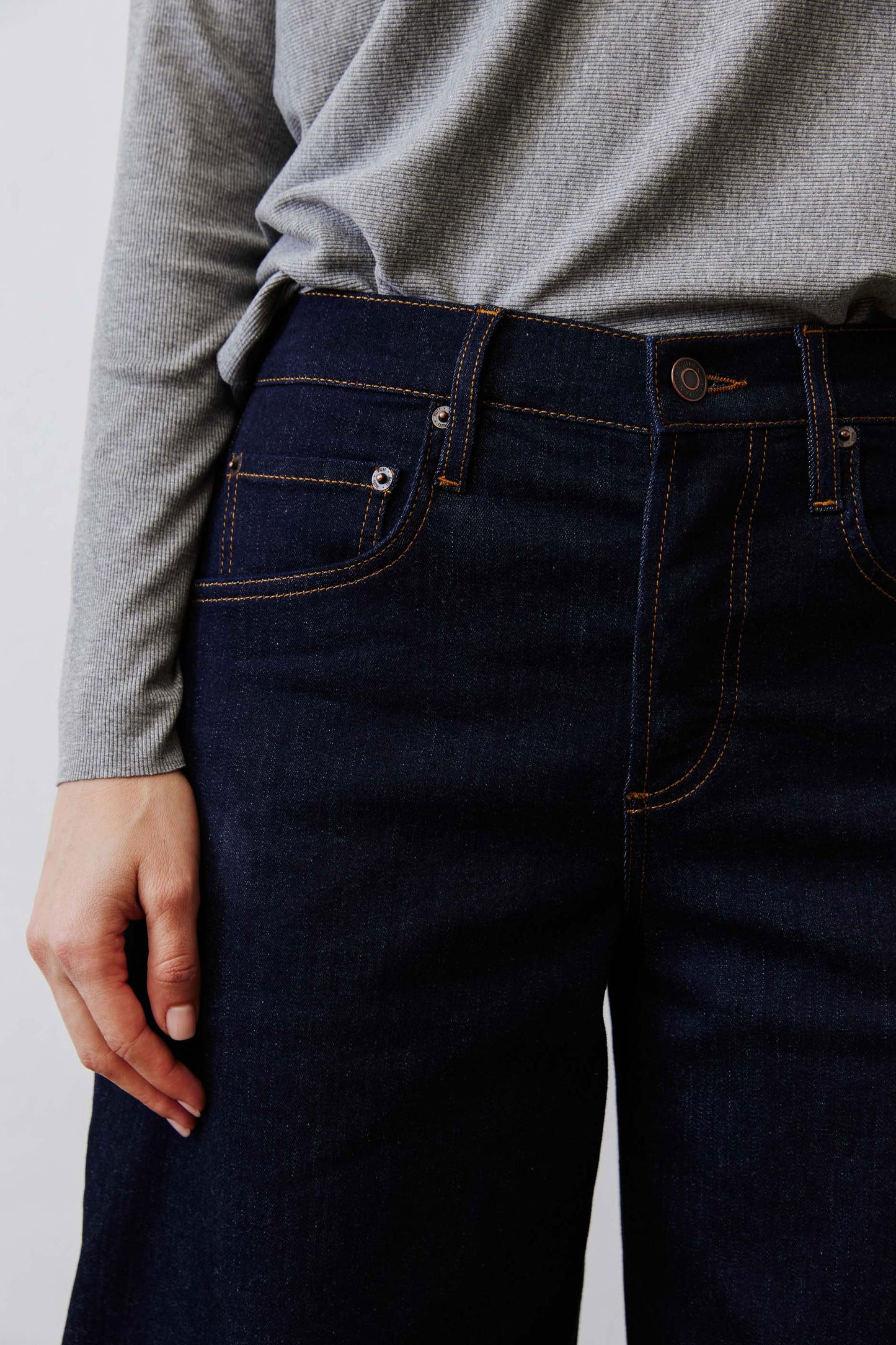 The Petite Fearless Wide Leg Jeans 2.0