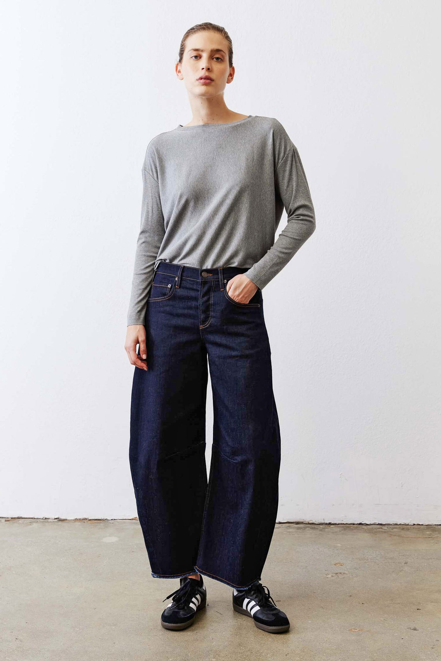 The Petite Fearless Wide Leg Jeans 2.0