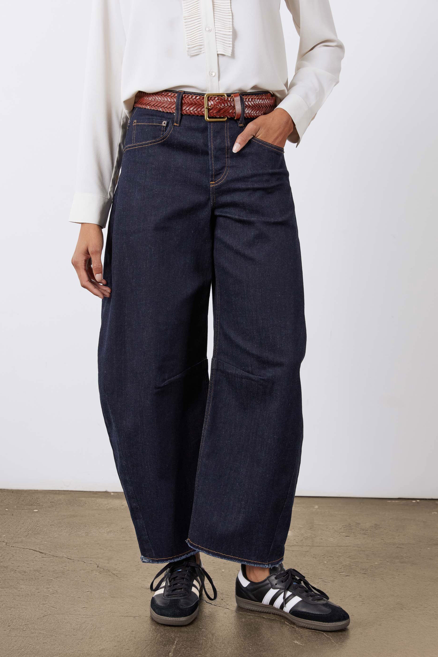 Petite Fearless Wide Leg Jeans 2.0