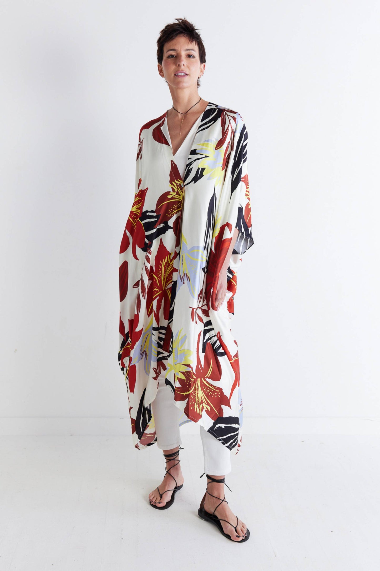 The Floral Long Duster