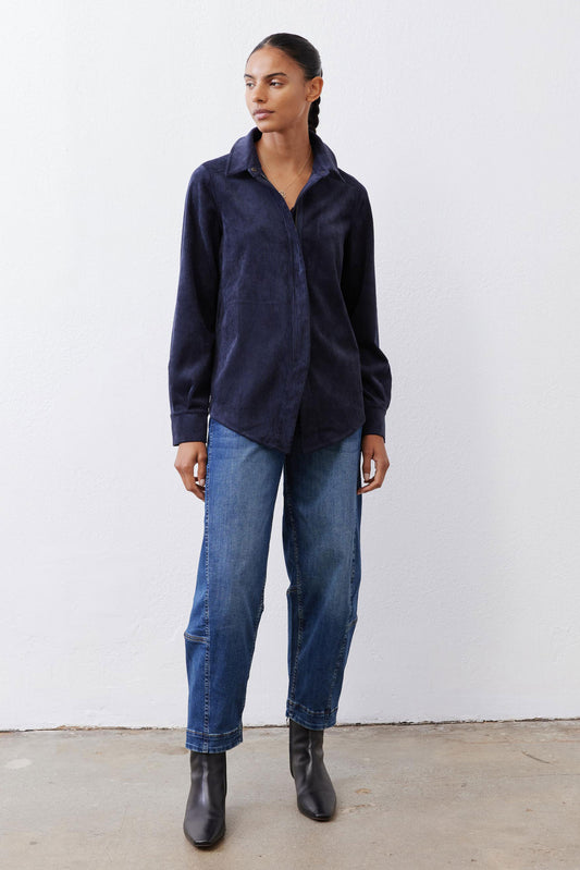 Corduroy Handkerchief Zip Top