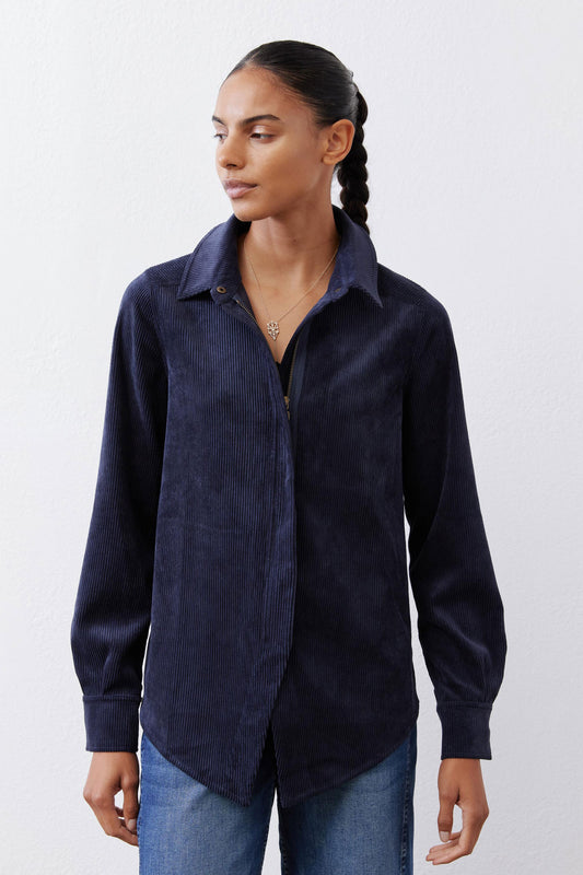 Corduroy Handkerchief Zip Top