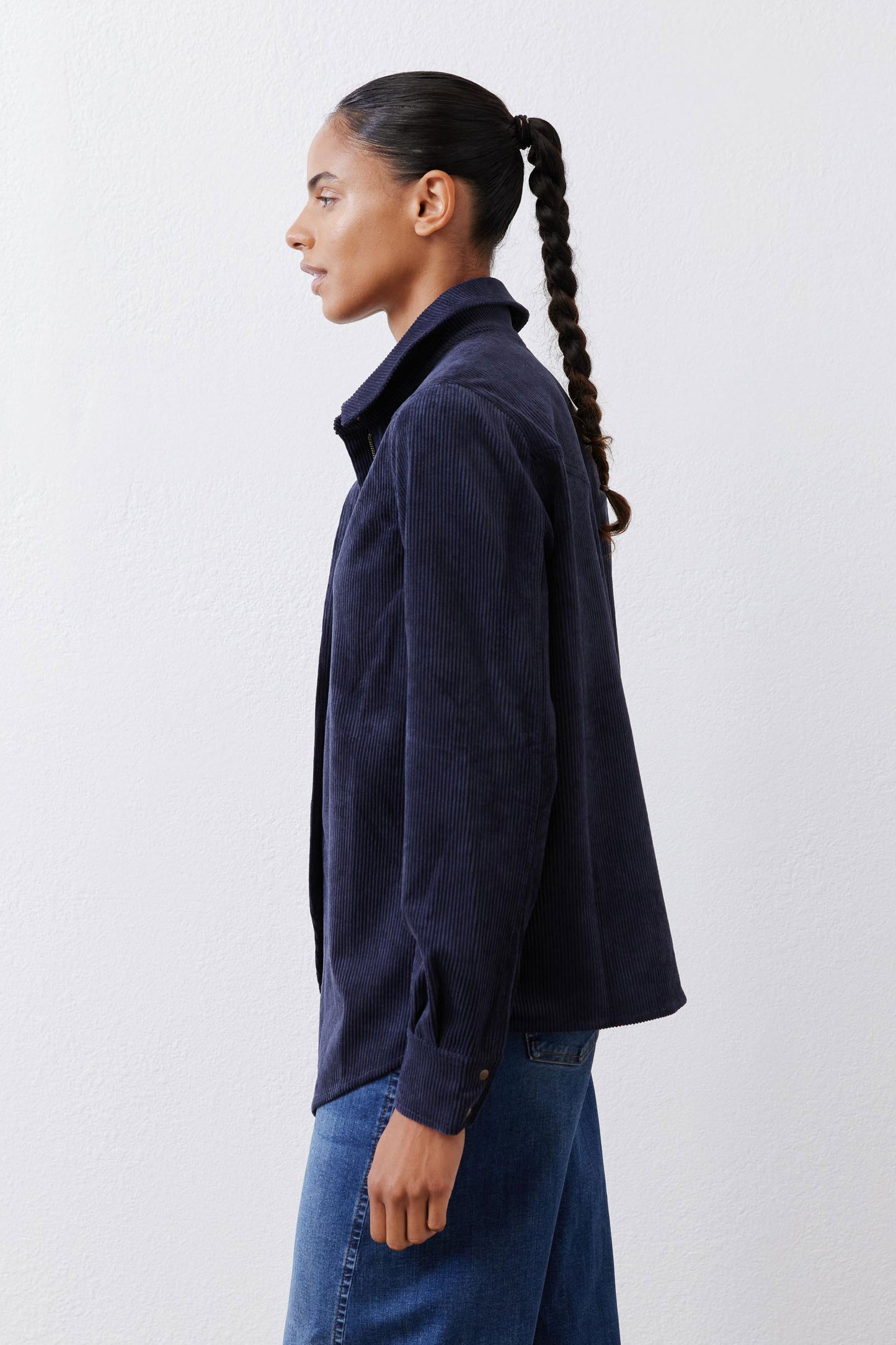 Corduroy Handkerchief Zip Top