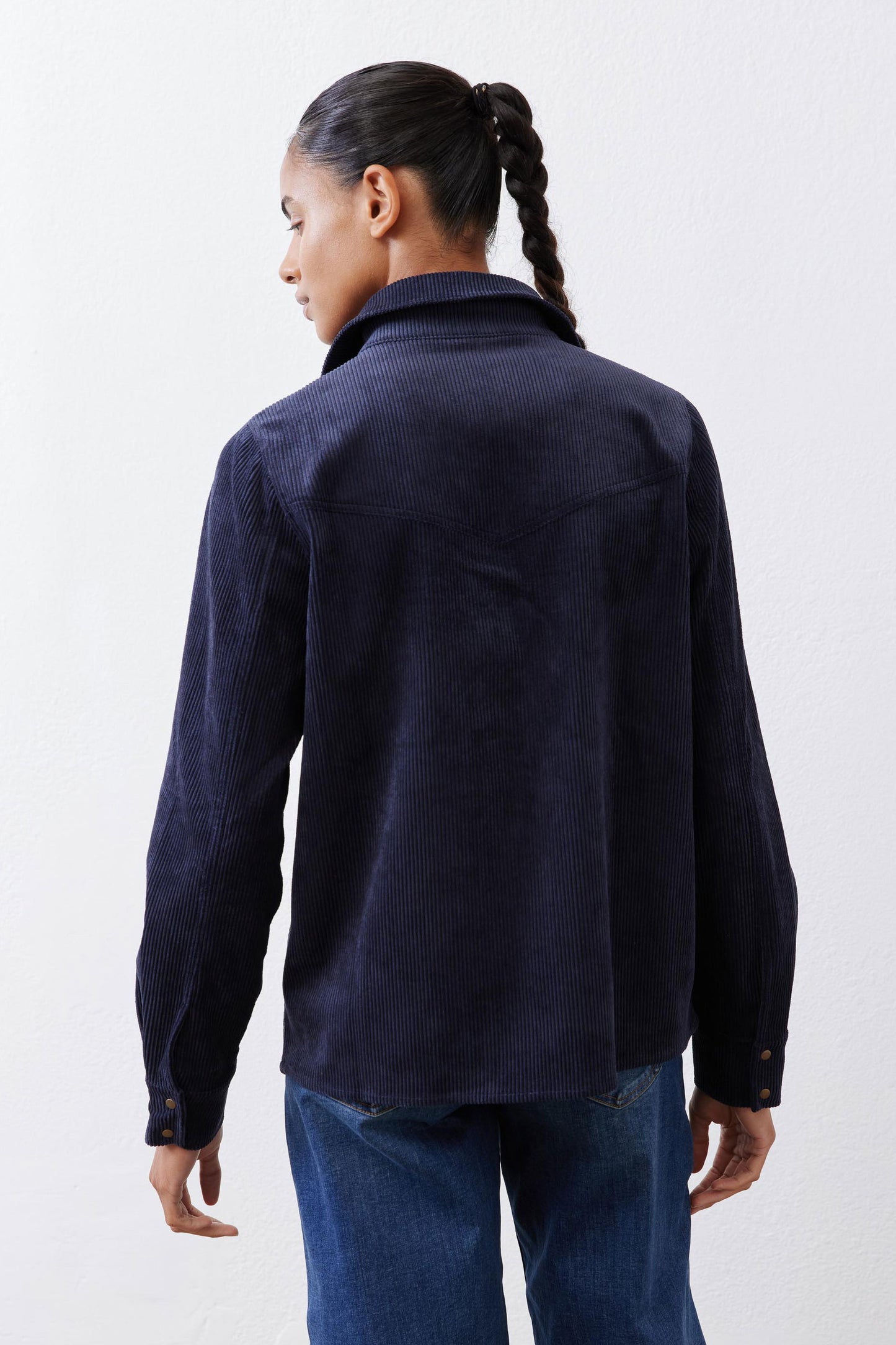 Corduroy Handkerchief Zip Top