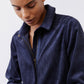 Corduroy Handkerchief Zip Top
