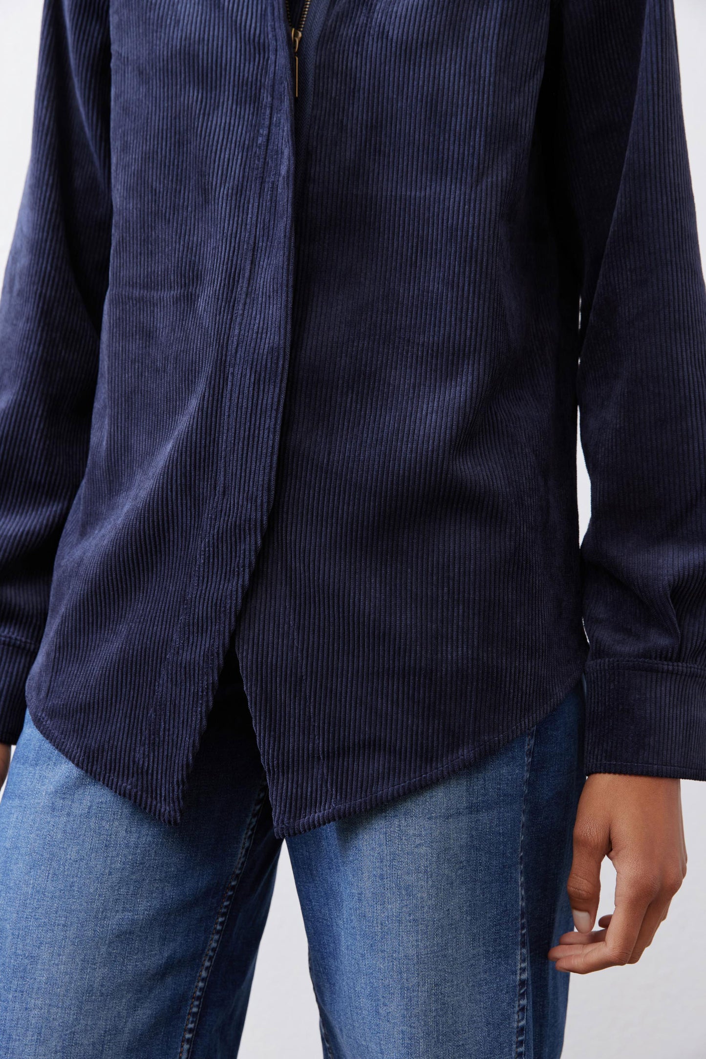 Corduroy Handkerchief Zip Top