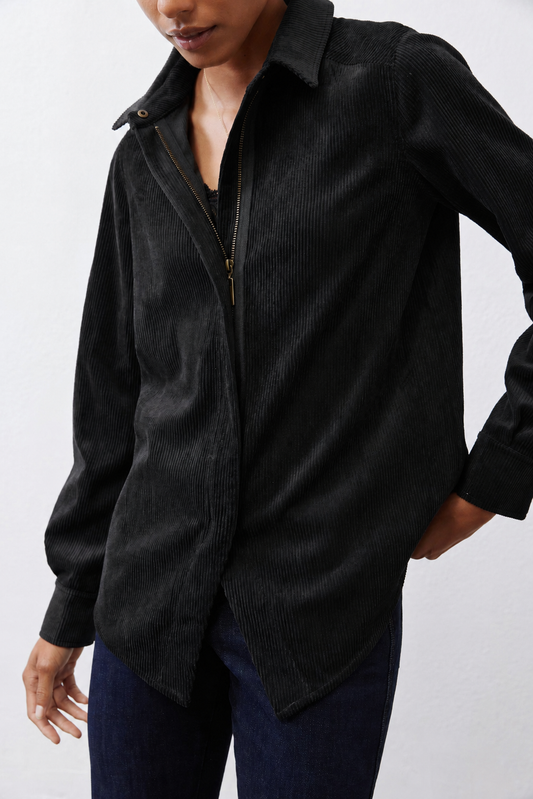 Corduroy Handkerchief Zip Top