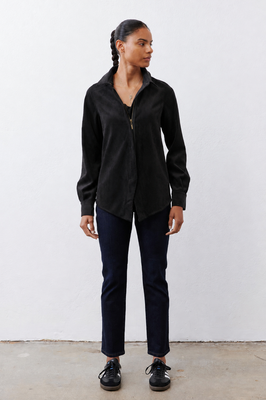 Corduroy Handkerchief Zip Top