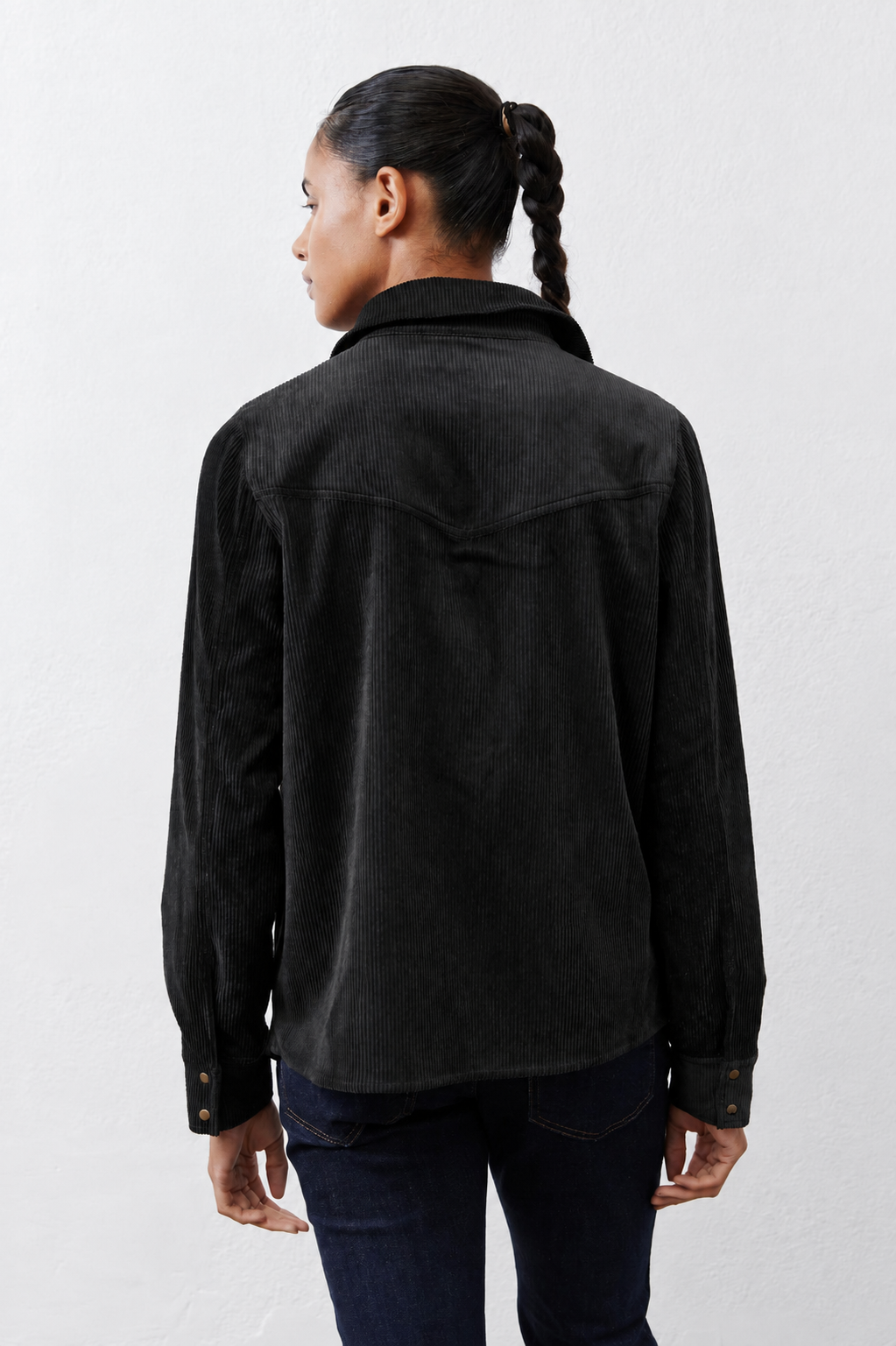 Corduroy Handkerchief Zip Top