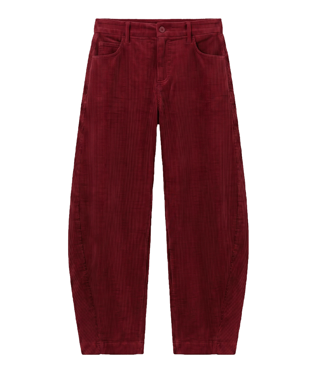 The Uptown Loose Barrel Corduroy Pants