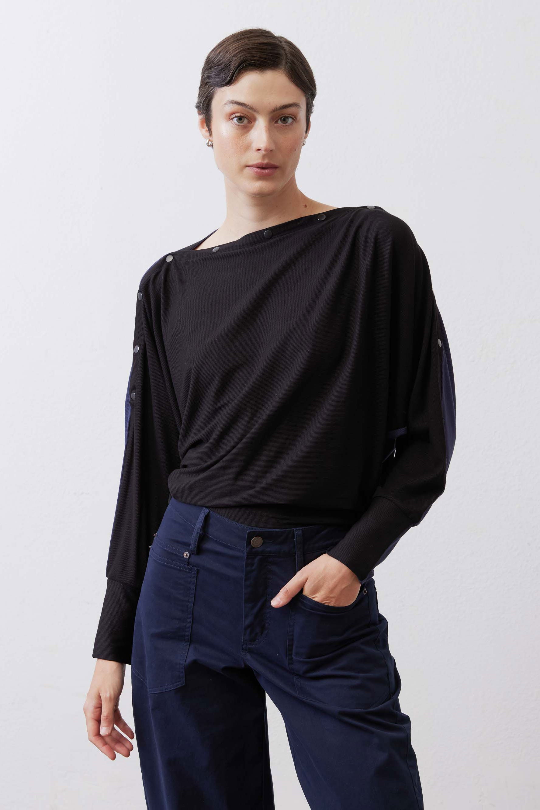 トップス Eaphi MULTI SHOULDER PARTS RIB TOPS トップス eaphi MULTI SHOULDER PARTS RIB TOPS トップス Eaphi MULTI