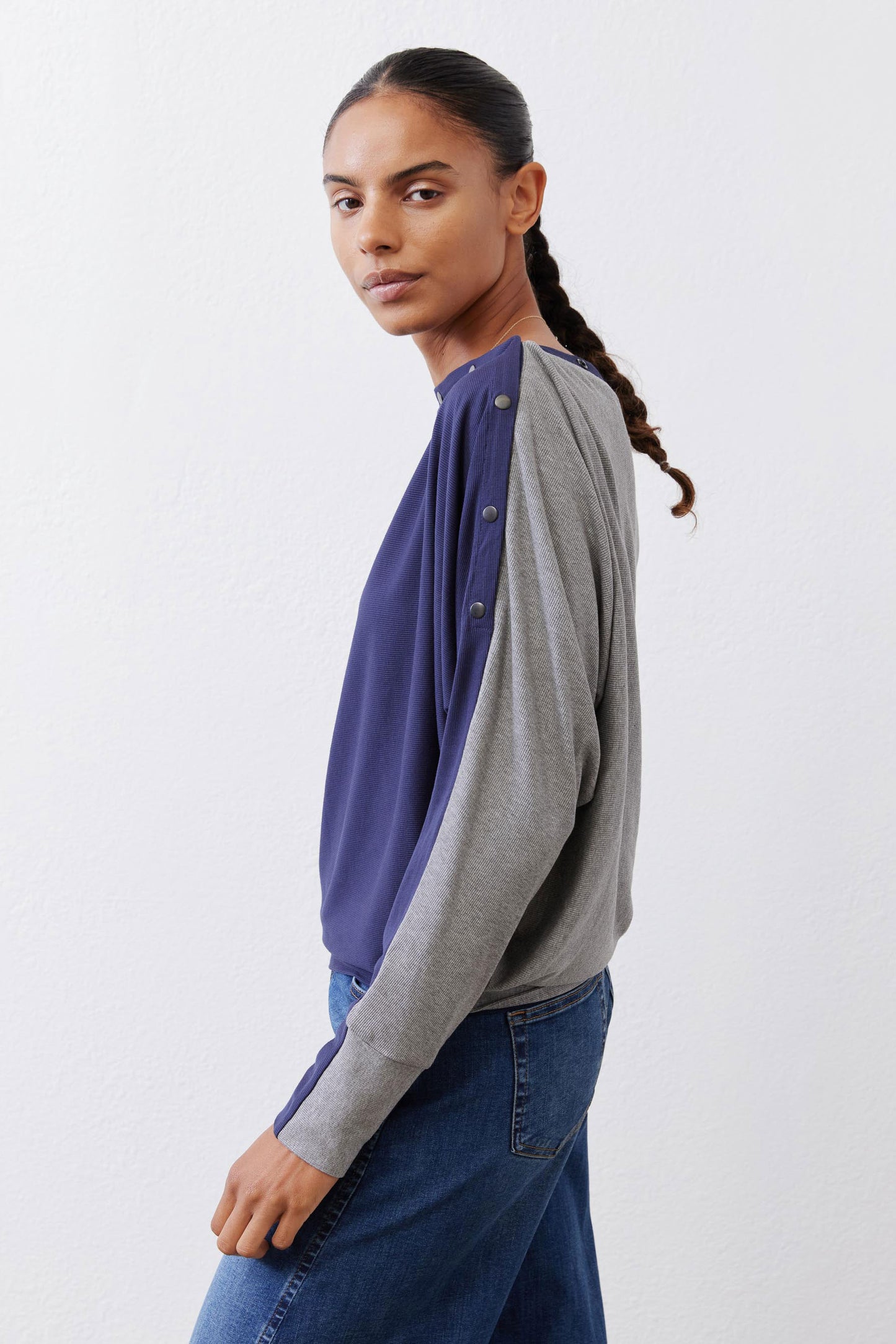 In A Snap Long Sleeve Top