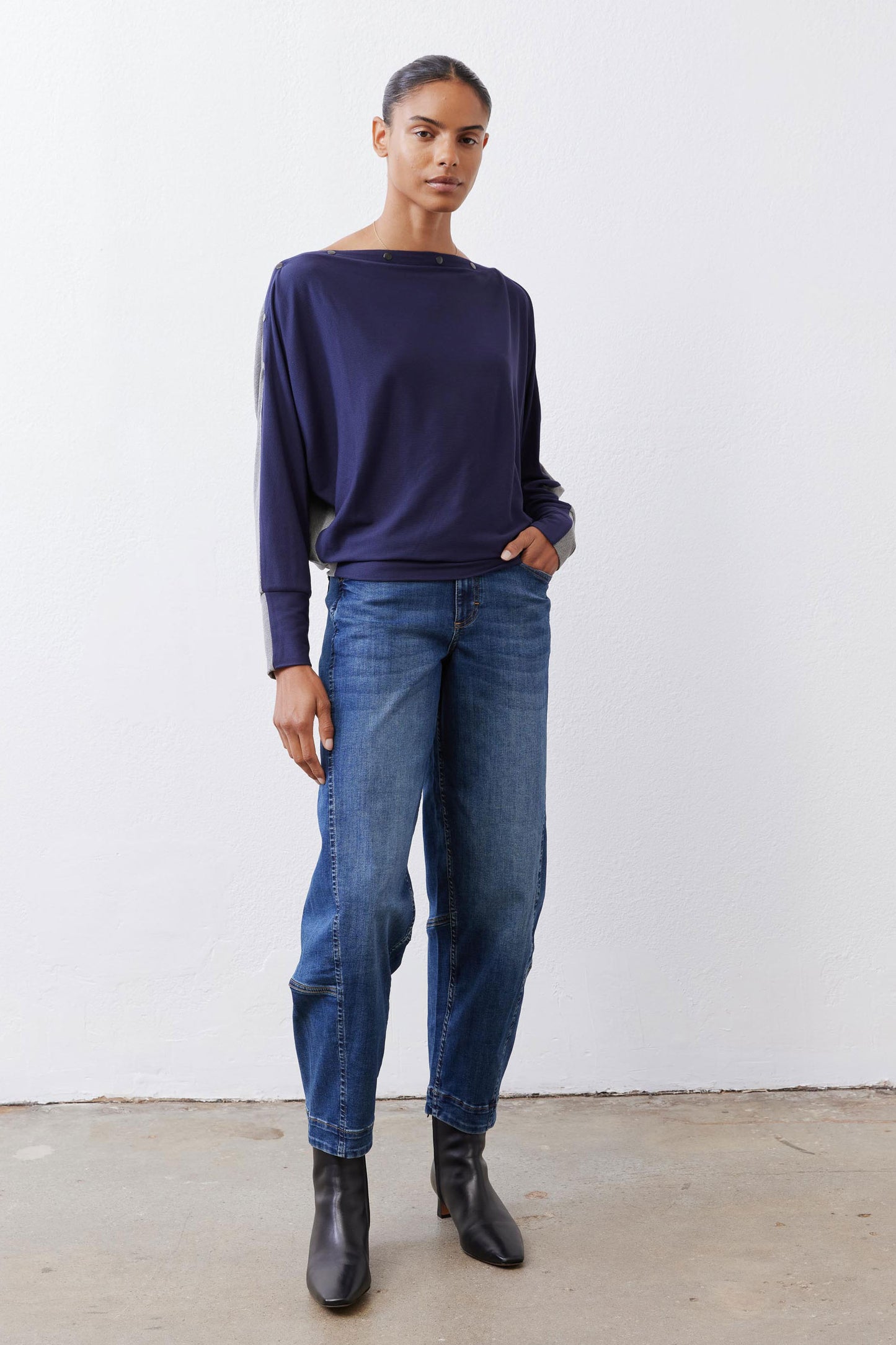 In A Snap Long Sleeve Top