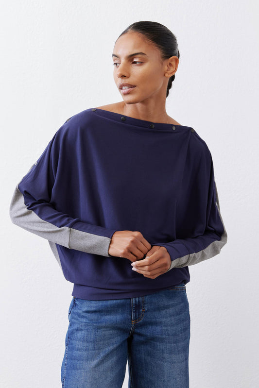 In A Snap Long Sleeve Top