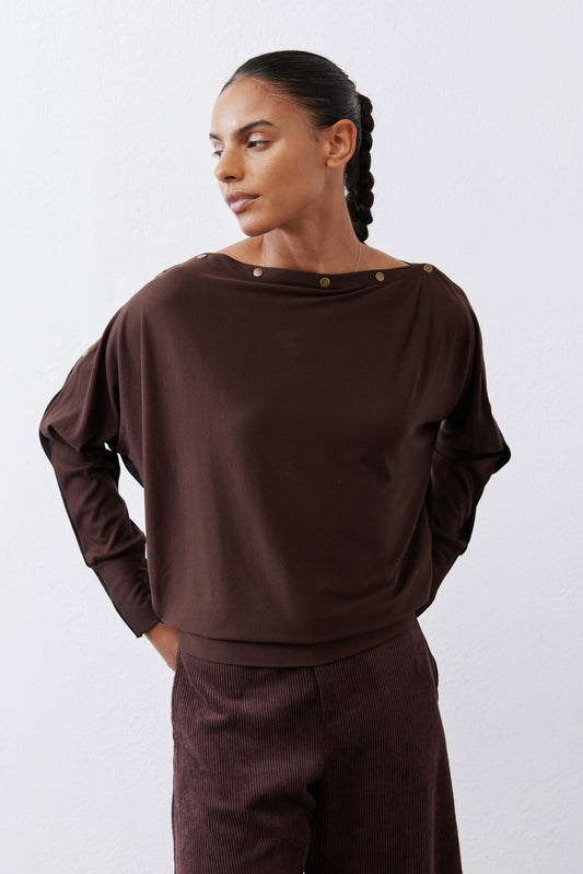 In A Snap Long Sleeve Top