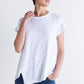 Inner Glow Asymmetric Short Sleeve Top