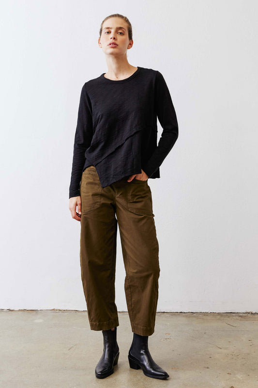 Inner Glow Asymmetric Long Sleeve Top