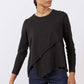 Inner Glow Asymmetric Long Sleeve Top