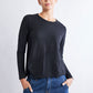 Inner Glow Asymmetric Long Sleeve Top