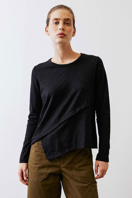 Inner Glow Asymmetric Long Sleeve Top