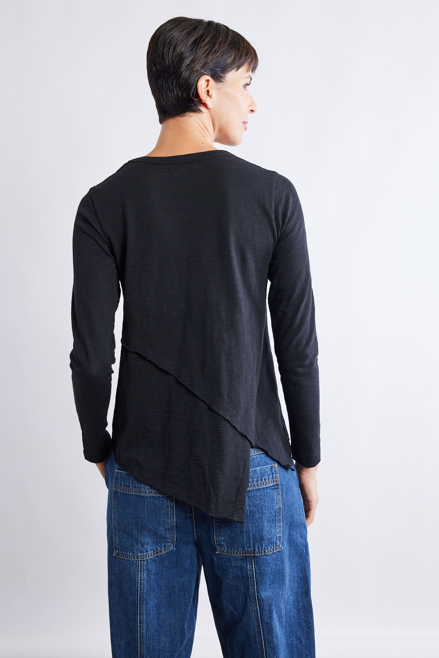 Inner Glow Asymmetric Long Sleeve Top