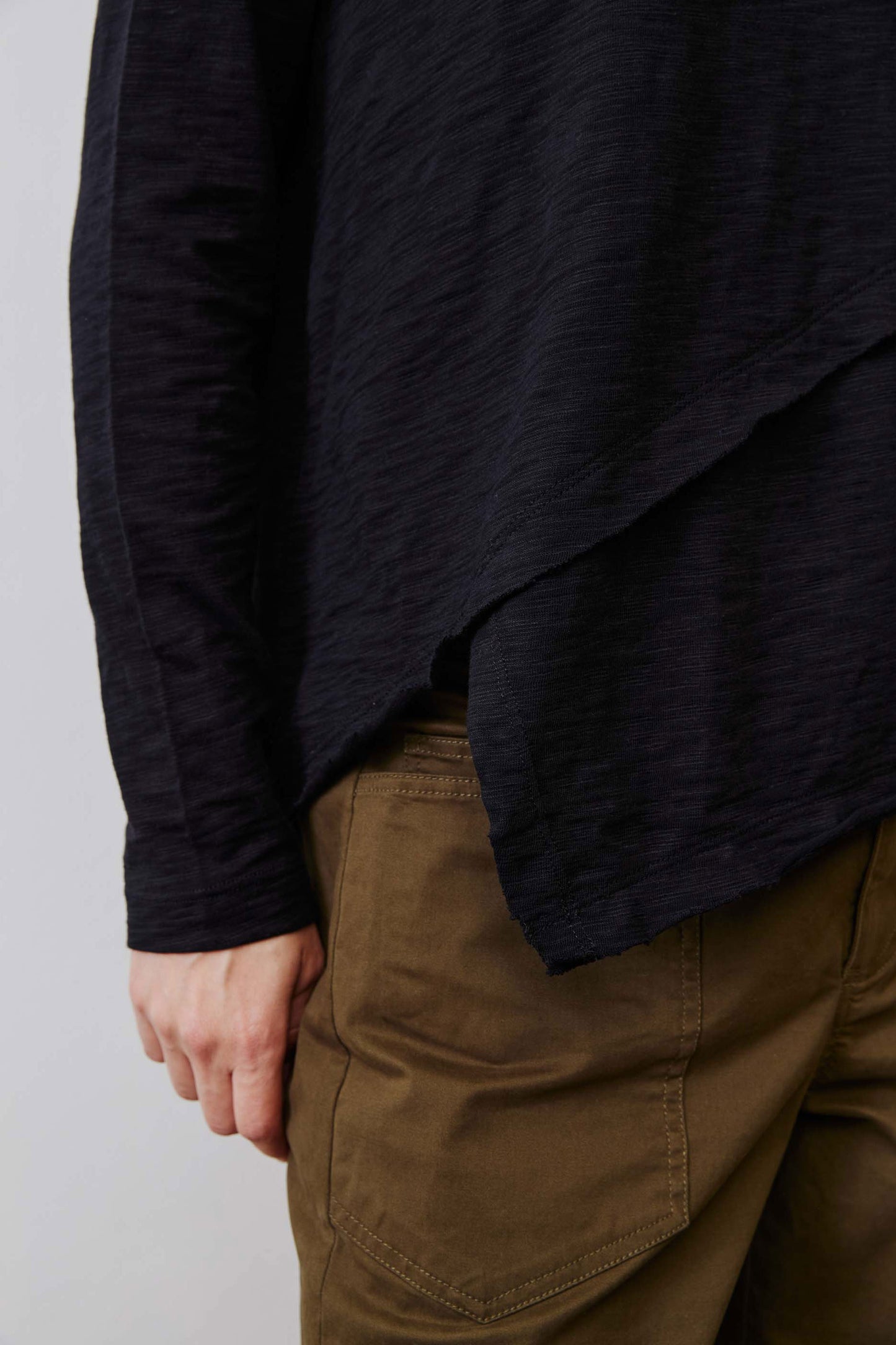 Inner Glow Asymmetric Long Sleeve Top