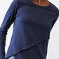 Inner Glow Asymmetric Long Sleeve Top