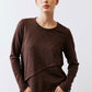 Inner Glow Asymmetric Long Sleeve Top