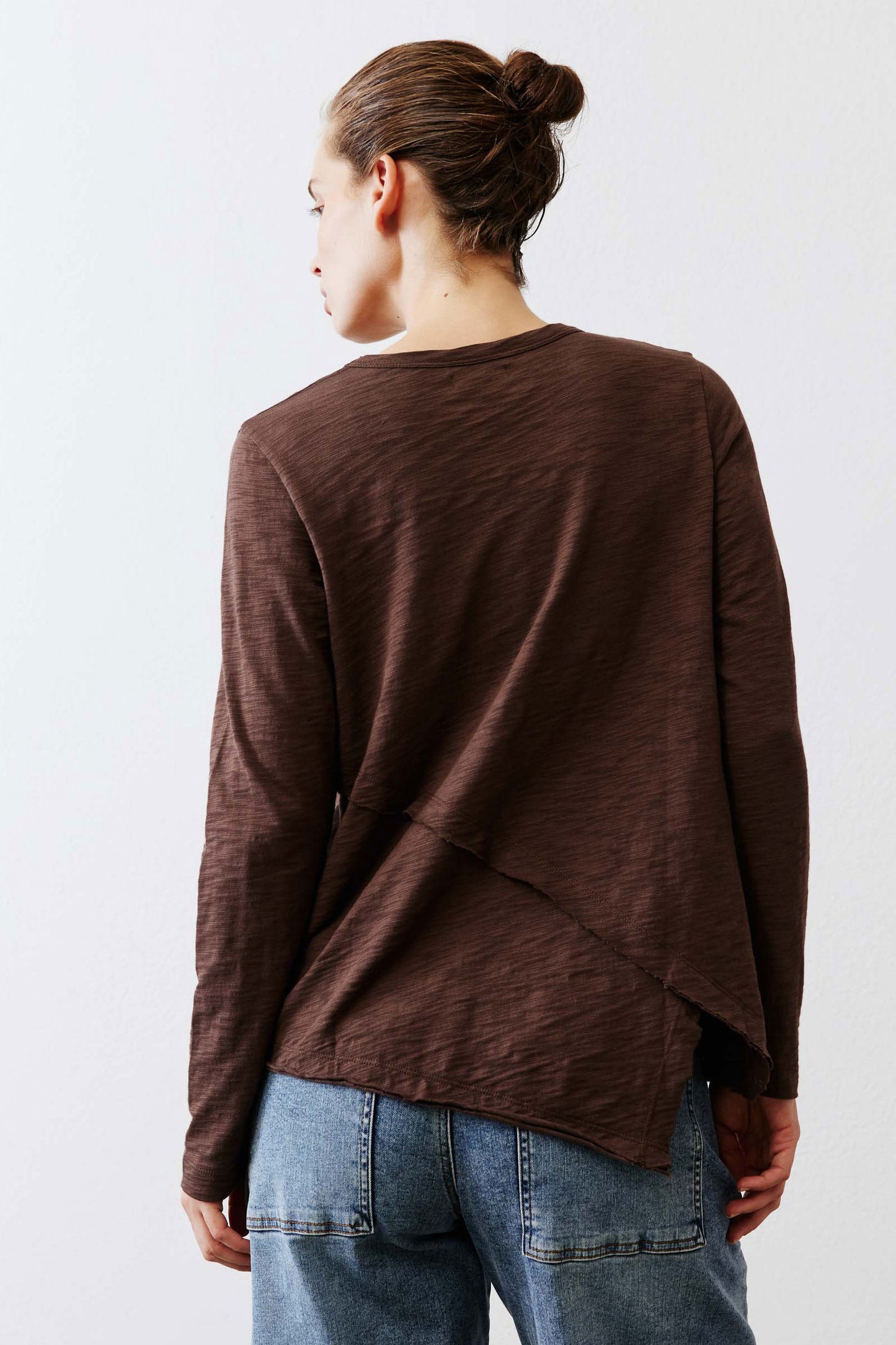 Inner Glow Asymmetric Long Sleeve Top