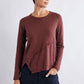 Inner Glow Asymmetric Long Sleeve Top