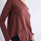 Inner Glow Asymmetric Long Sleeve Top