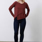 Inner Glow Asymmetric Long Sleeve Top