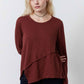 Inner Glow Asymmetric Long Sleeve Top