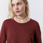 Inner Glow Asymmetric Long Sleeve Top