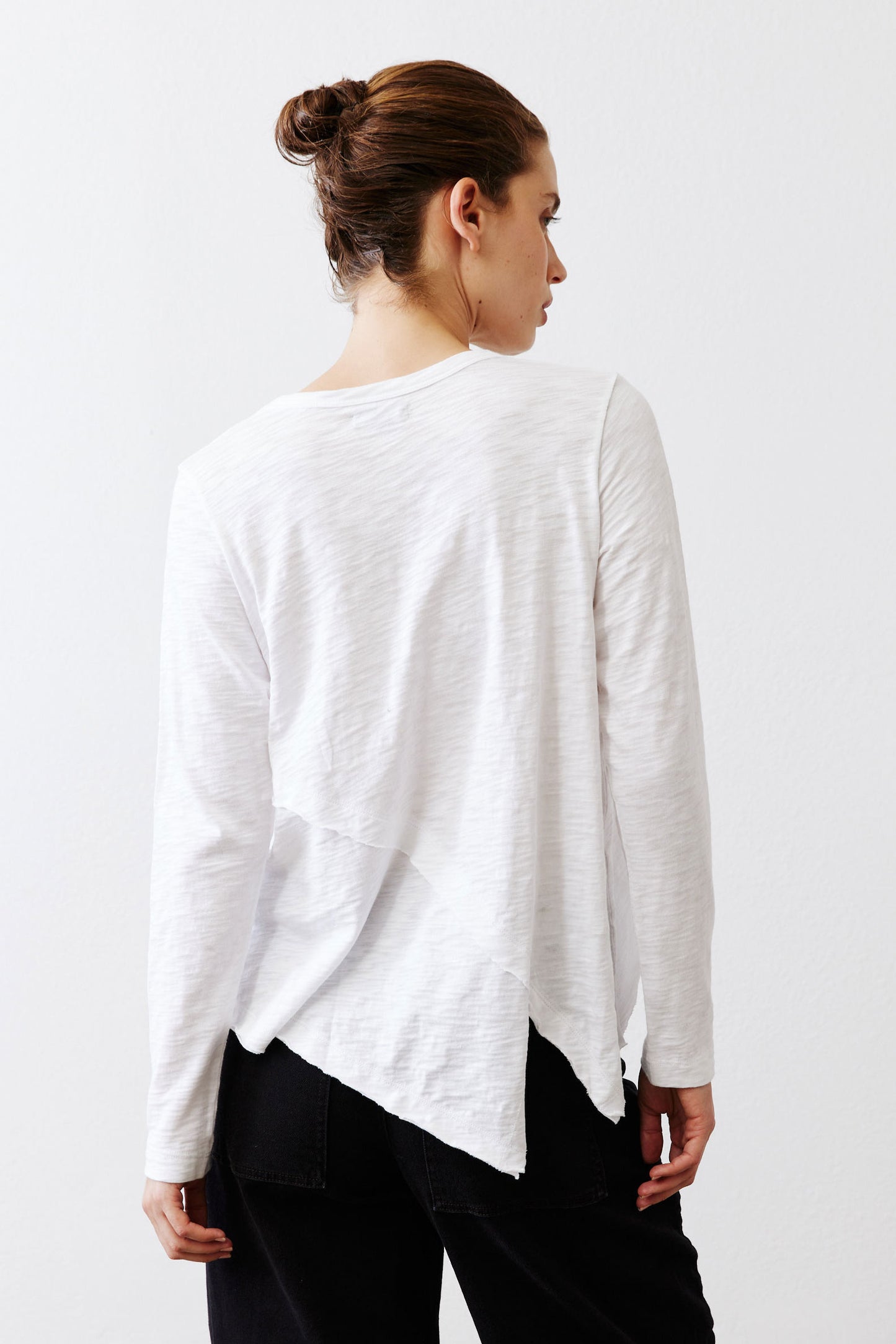 Inner Glow Asymmetric Long Sleeve Top