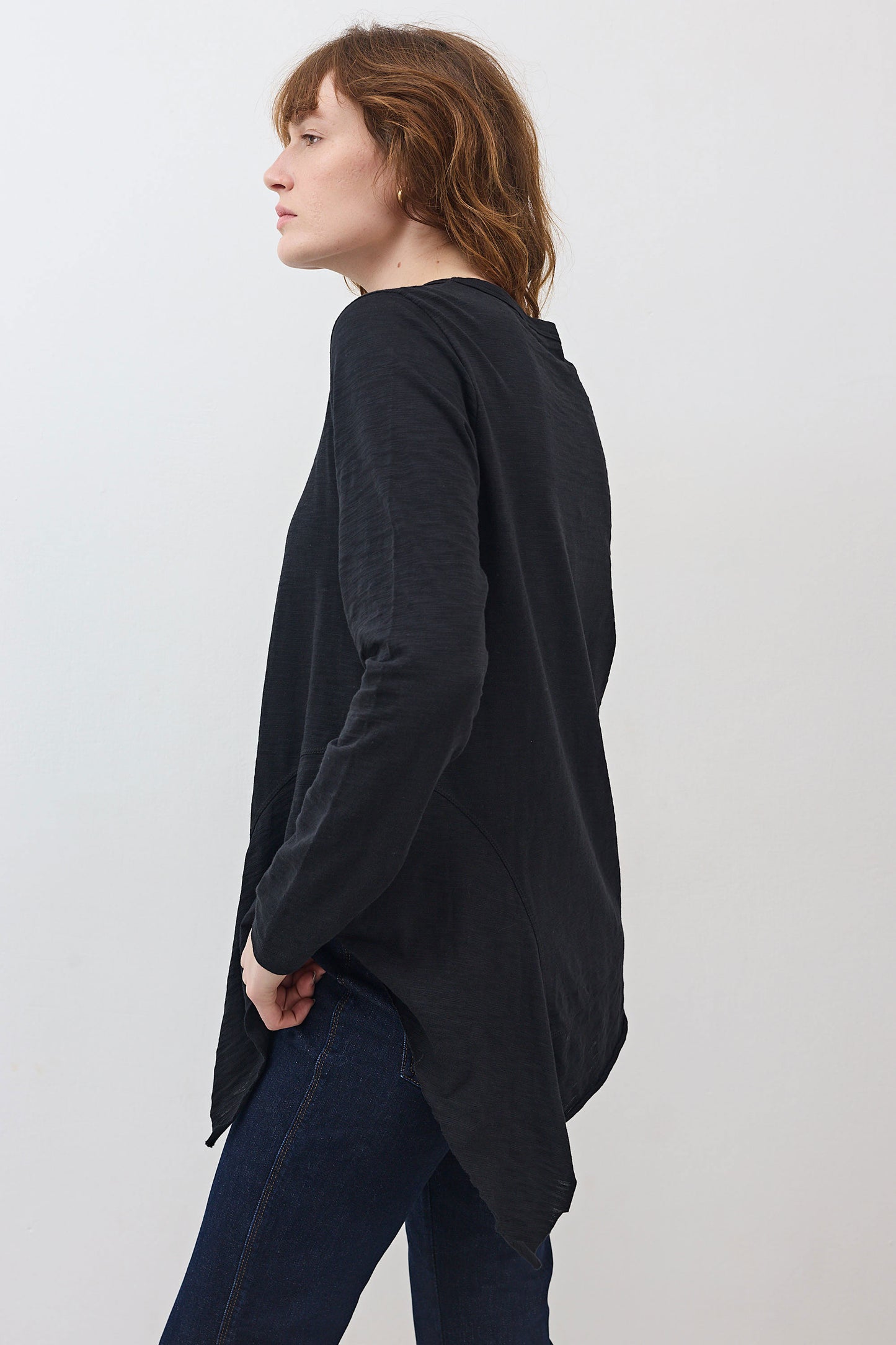 Inner Glow Asymmetric Long Sleeve Top