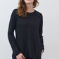 Inner Glow Asymmetric Long Sleeve Top