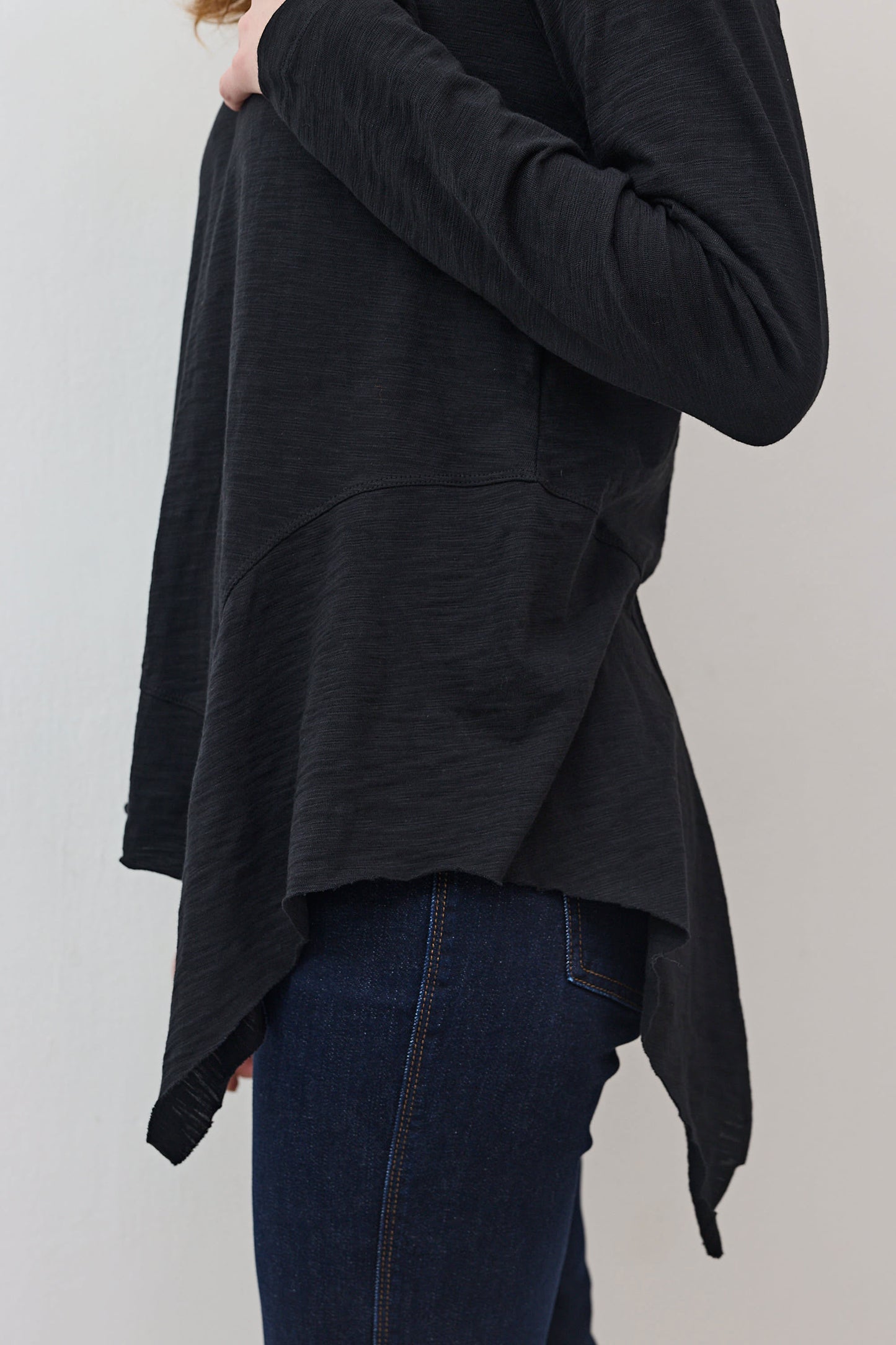 Inner Glow Asymmetric Long Sleeve Top