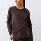 Inner Glow Asymmetric Long Sleeve Top