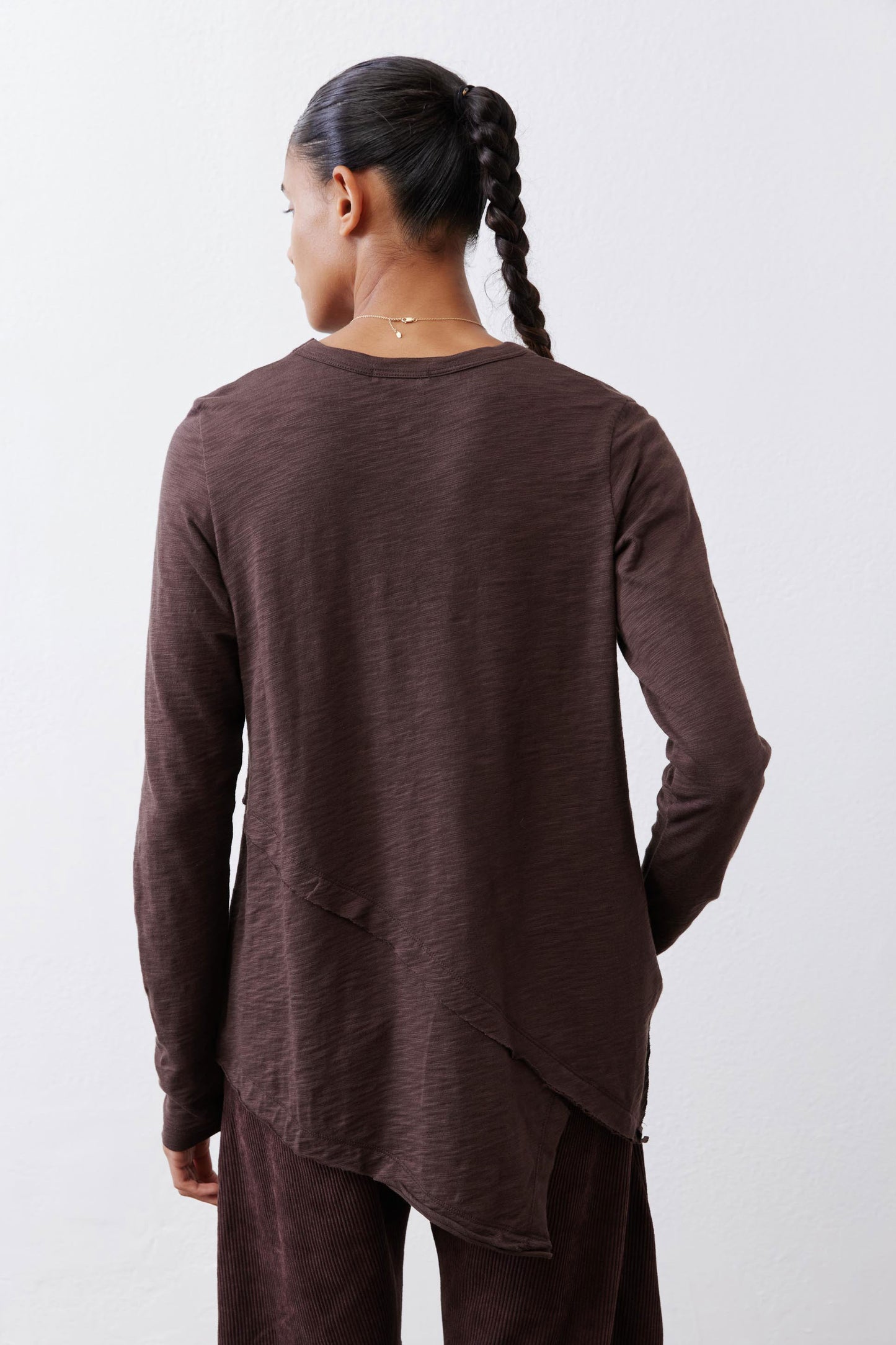 Inner Glow Asymmetric Long Sleeve Top