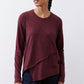 Inner Glow Asymmetric Long Sleeve Top