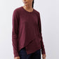 Inner Glow Asymmetric Long Sleeve Top