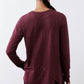 Inner Glow Asymmetric Long Sleeve Top