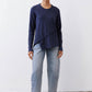 Inner Glow Asymmetric Long Sleeve Top