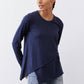 Inner Glow Asymmetric Long Sleeve Top