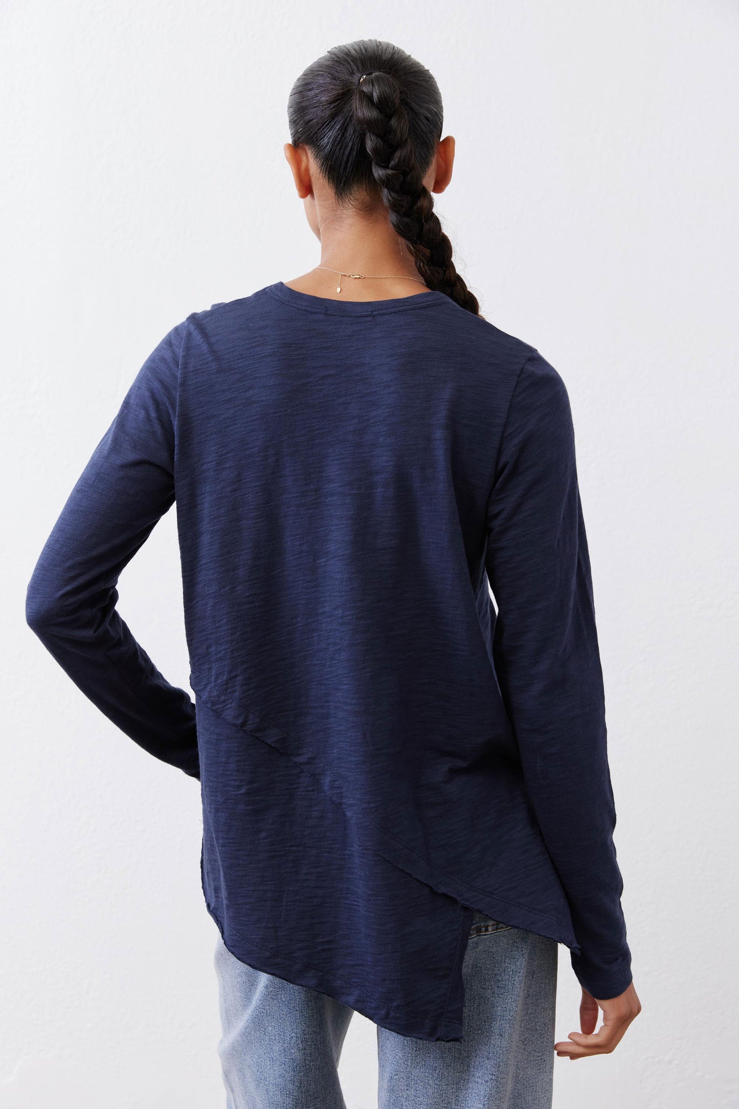 Inner Glow Asymmetric Long Sleeve Top