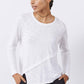 Inner Glow Asymmetric Long Sleeve Top
